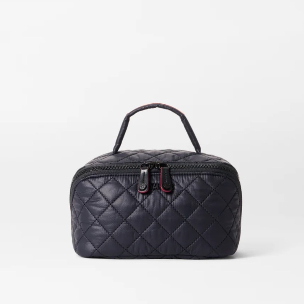 MZ Wallace Black Metro Accordion Cosmetics Bag